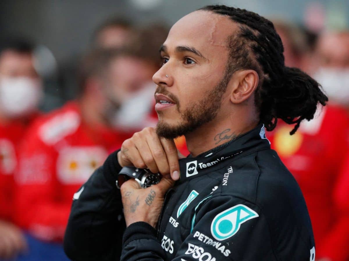 Lewis Hamilton uses Ayrton Senna’s words of wisdom to explain dramatic move on Sergio Perez at Belgian GP Sprint