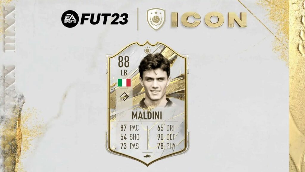 FIFA 23: Paolo Maldini FUT Icon ratings, price and more