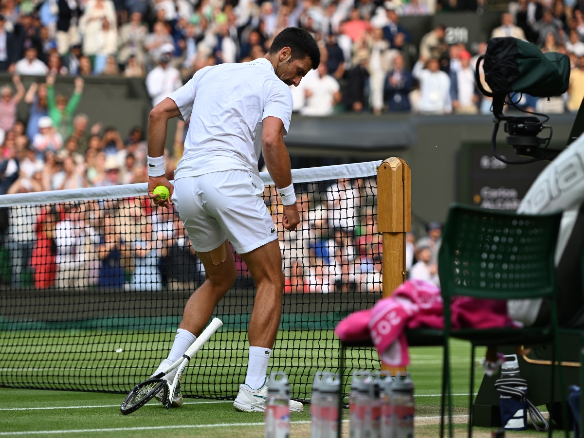 “Holy Roger can get away with anything” – Novak Djokovic fans dig out Roger Federer’s racket smashing video following the criticism of the Serb for his Wimbledon Finals act