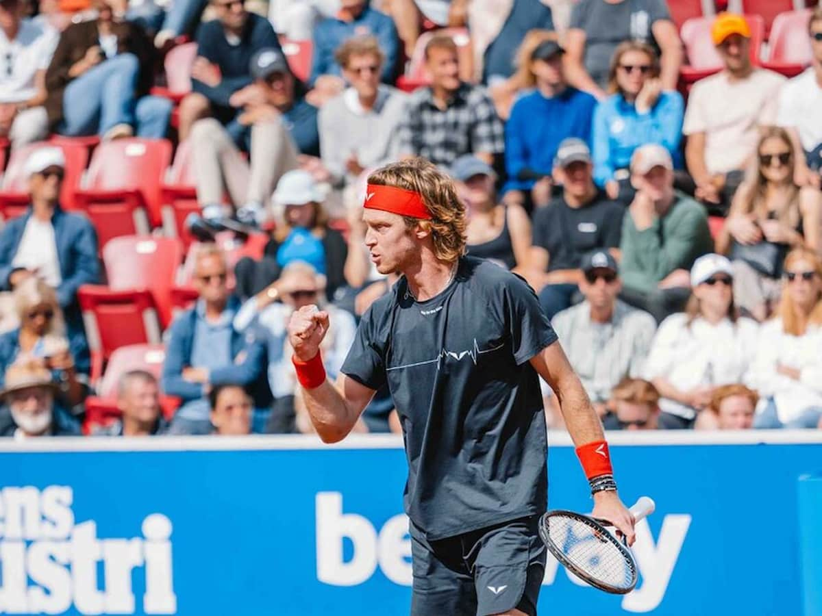 Andrey Rublev jokes on his poor Grand Slam record after defeating Casper Ruud in the Nordea Open finals