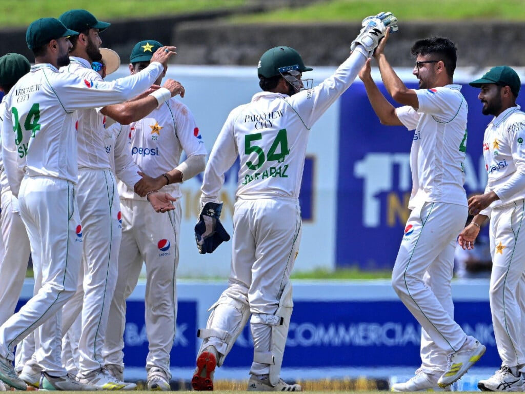 pakistan team 1st test sri lanka