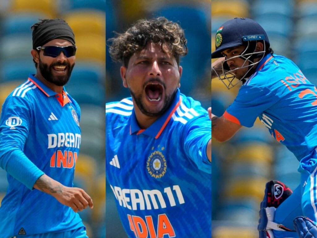 ravindra jadeja kuldeep yadav ishan kishan