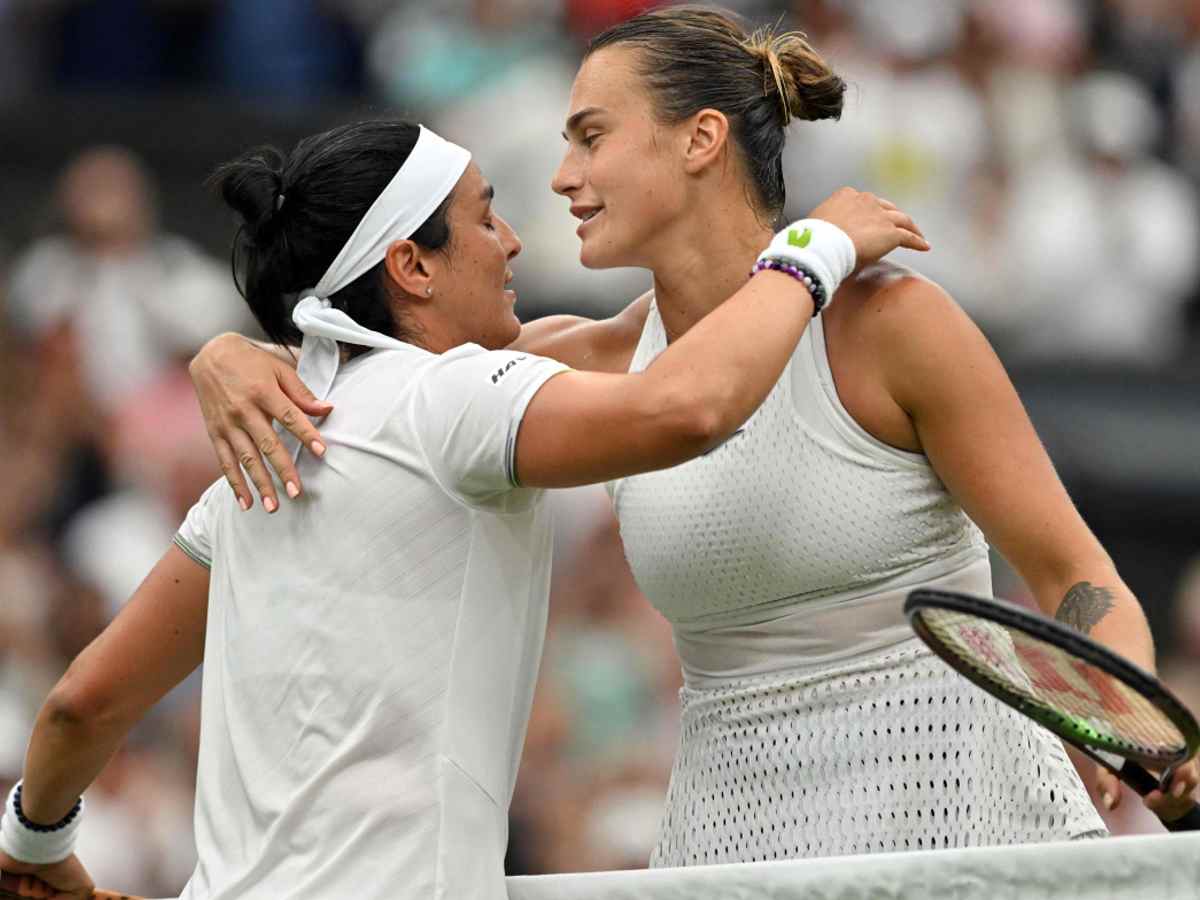 Aryna Sabalenka not surprised over reception on Centre Court as Ons Jabeur thanked Wimbledon crowd for helping her defeat the Belarusian