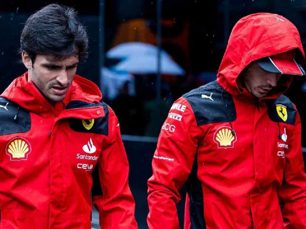 Carlos Sainz and Charles Leclerc