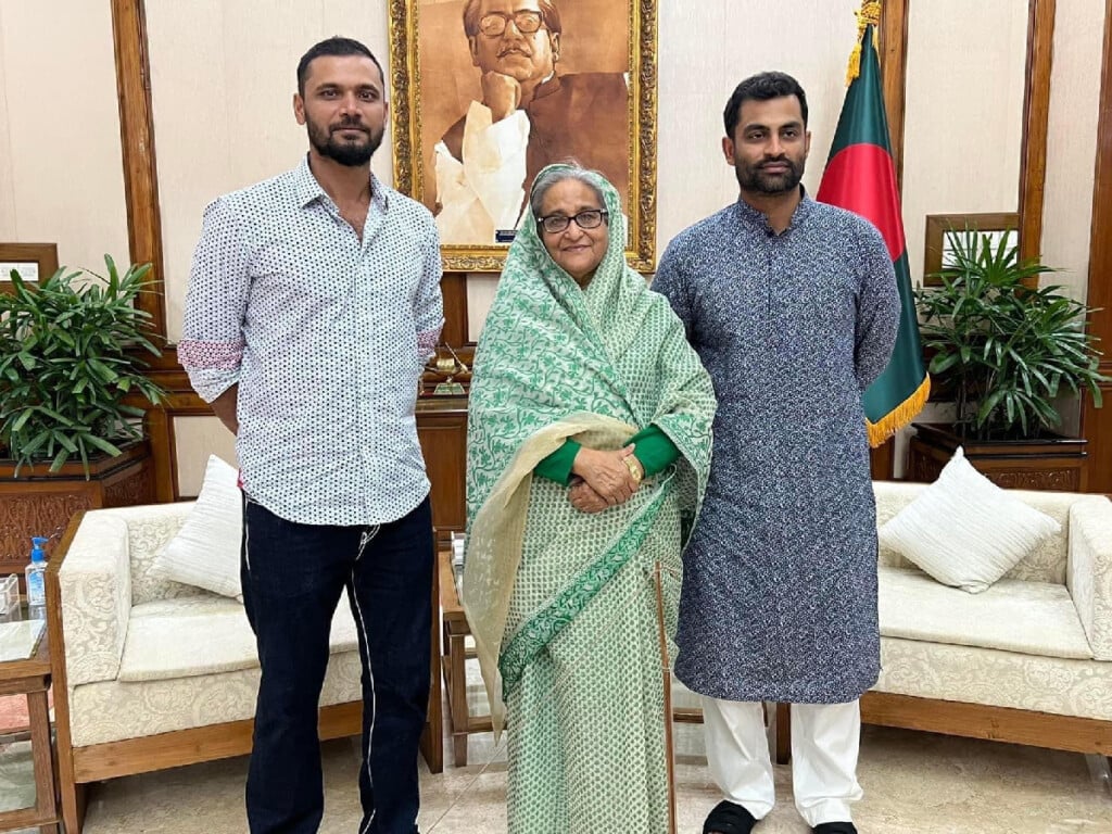 tamim iqbal bangladesh pm mashrafe mortaza