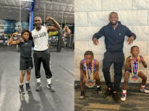 Terence Crawford and his kids