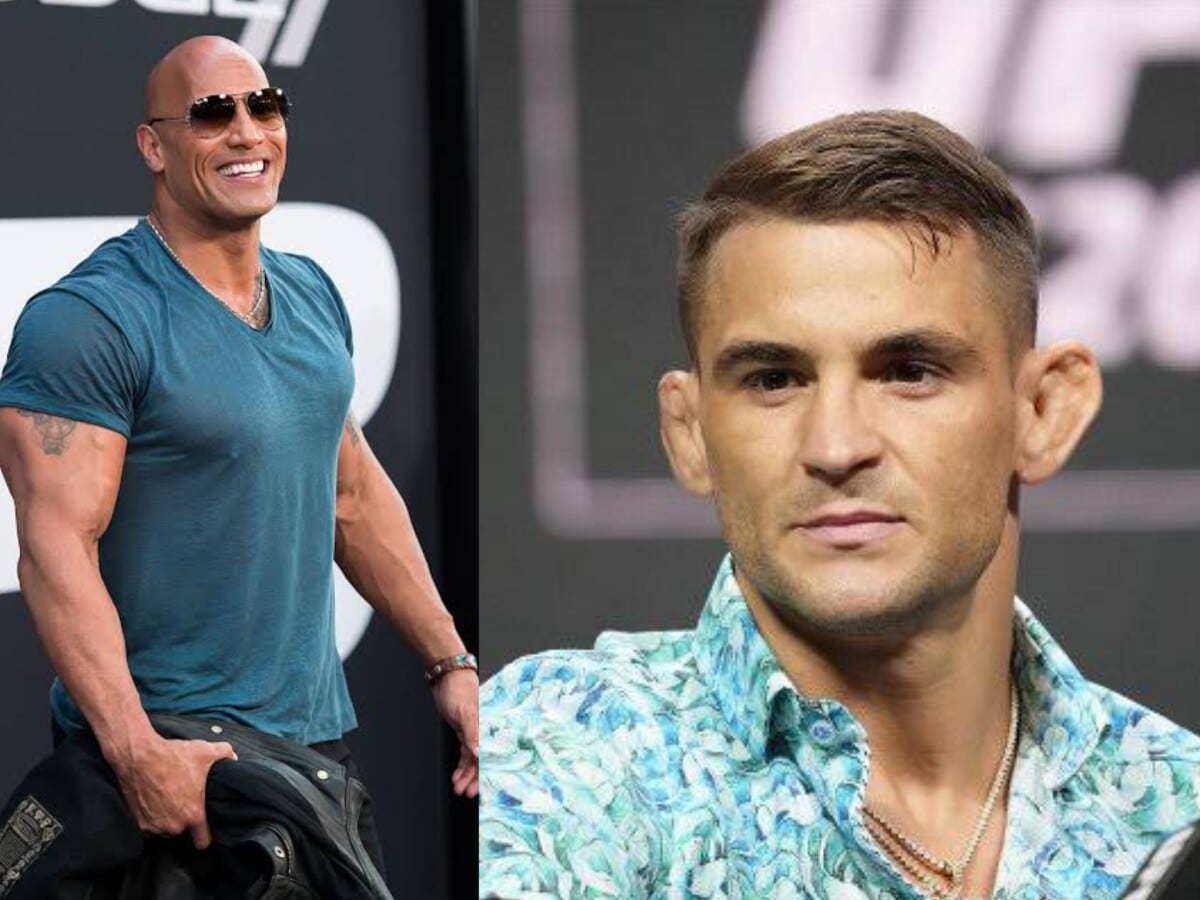 “Massive respect brother” – $800 million worth Dwayne Johnson praises high-spirited Dustin Poirier after brutal head kick loss at UFC 291