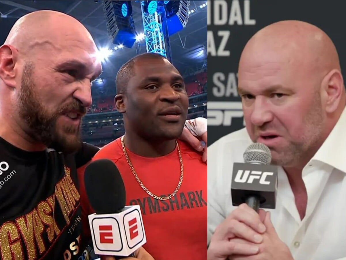 “Going to make UFC look silly” – Fans root for Francis Ngannou in war against Dana White as Cameroonian comes VERY CLOSE to Tyson Fury money fight