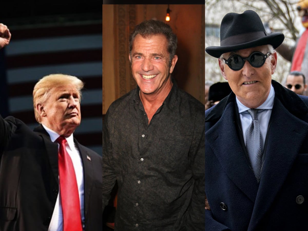 “Nothing can stop what’s coming” – Moments before sensational walkout, Donald Trump caught with Mel Gibson and master lobbyist at UFC 290