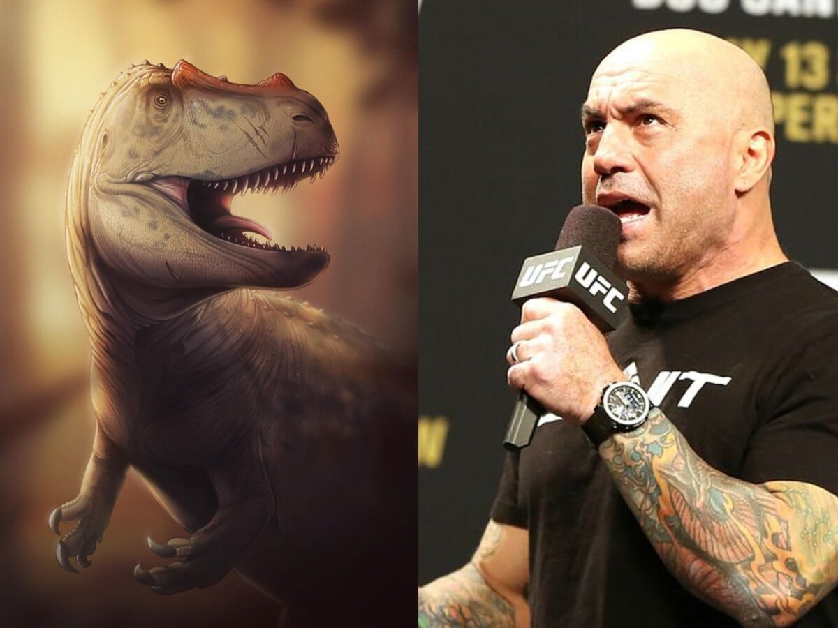 “We’re drinking dinosaur piss,” Joe Rogan hilariously baffles guest talking about dinosaur urine and imagines living in that era