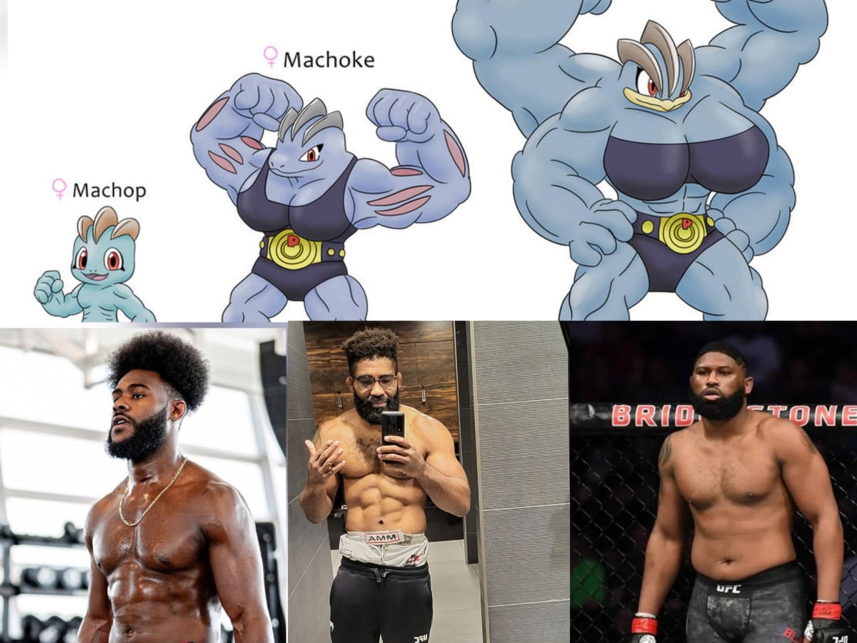 WATCH: UFC stars Aljamain Sterling, Chris Curtis, and Curtis Blaydes hilariously recreate Pokémon meme