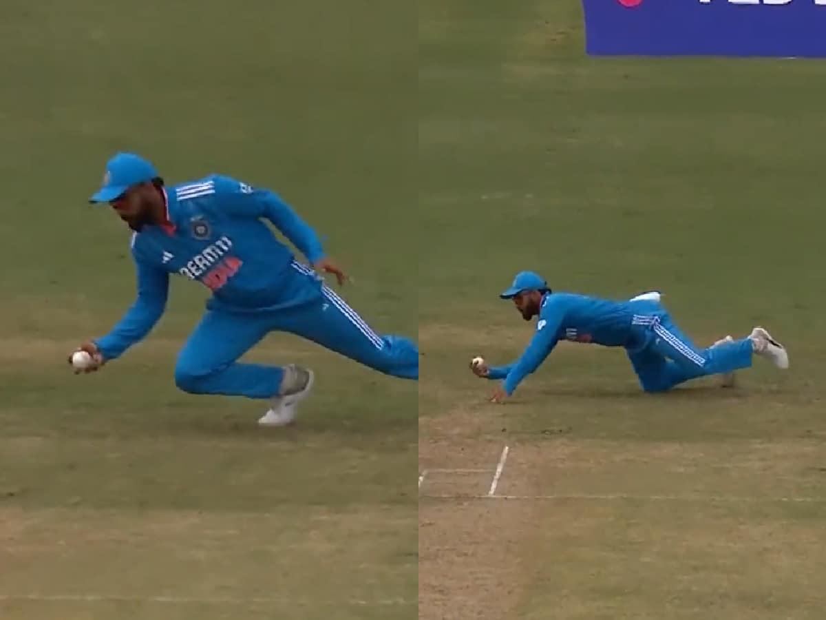 WATCH: Virat Kohli grabs a one-handed stunner in slips during India vs West Indies 1st ODI