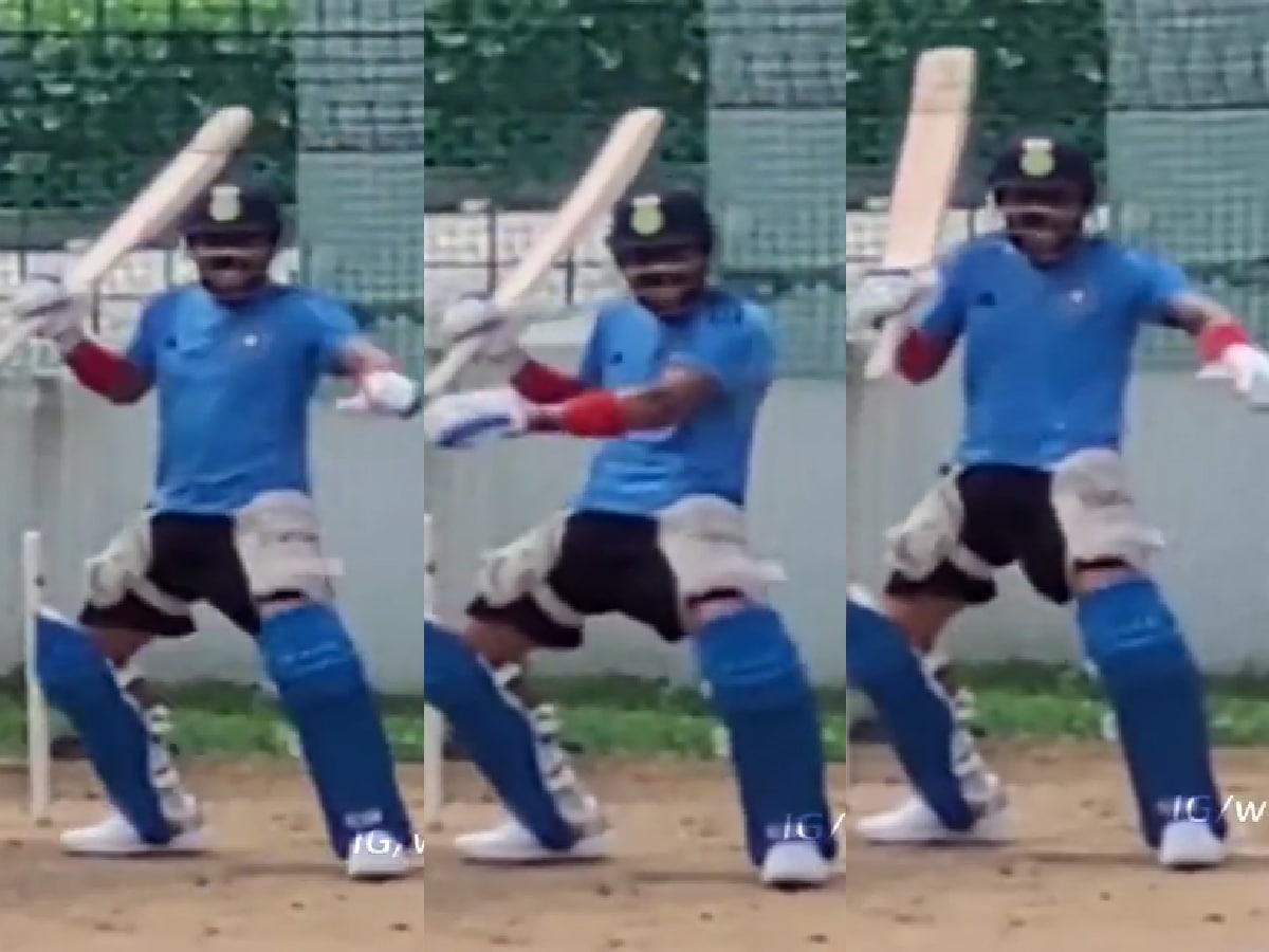 WATCH: Virat Kohli brings out WEIRD dance moves during practice session ahead of 1st ODI, fans can’t stop laughing