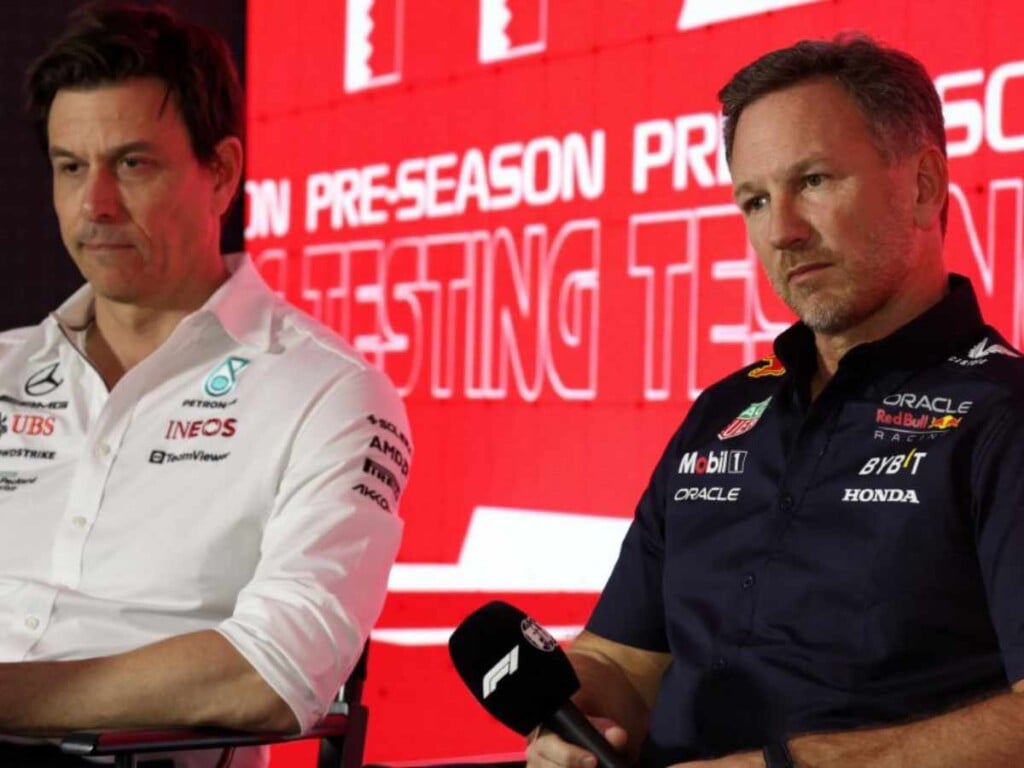 Toto Wolff and Christian Horner