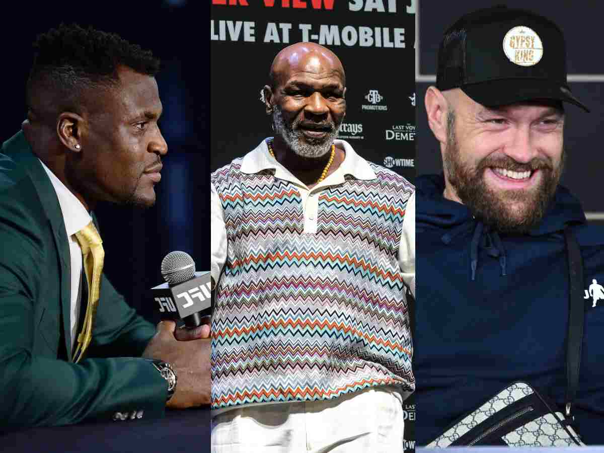 “Doesn’t matter if it is Mike Tyson, Muhammad Ali, or Bruce Lee” – Tyson Fury trolls Francis Ngannou’s latest training video featuring legendary Mike Tyson