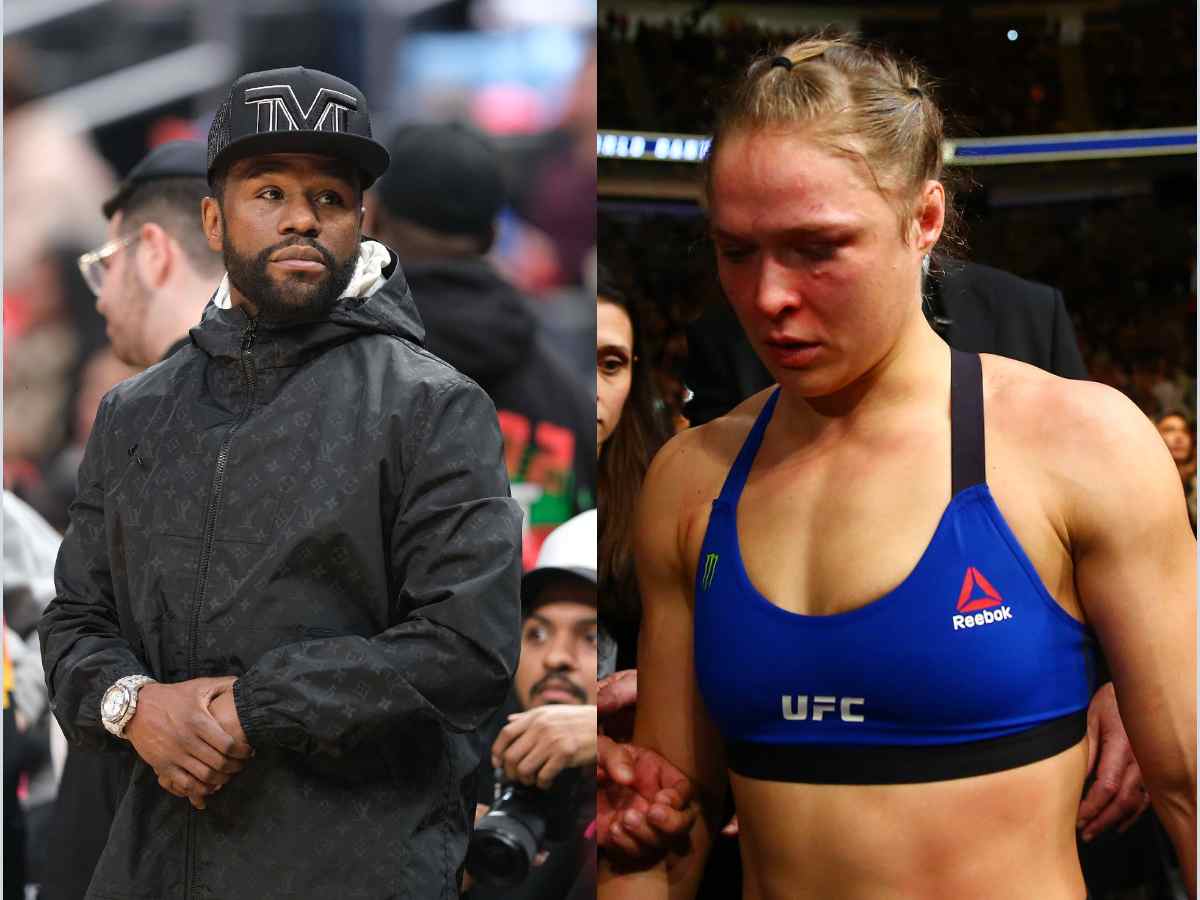 Floyd Mayweather once challenged Ronda Rousey to make $300 million in 36 minutes after UFC superstar was awarded ‘Fighter of the year’