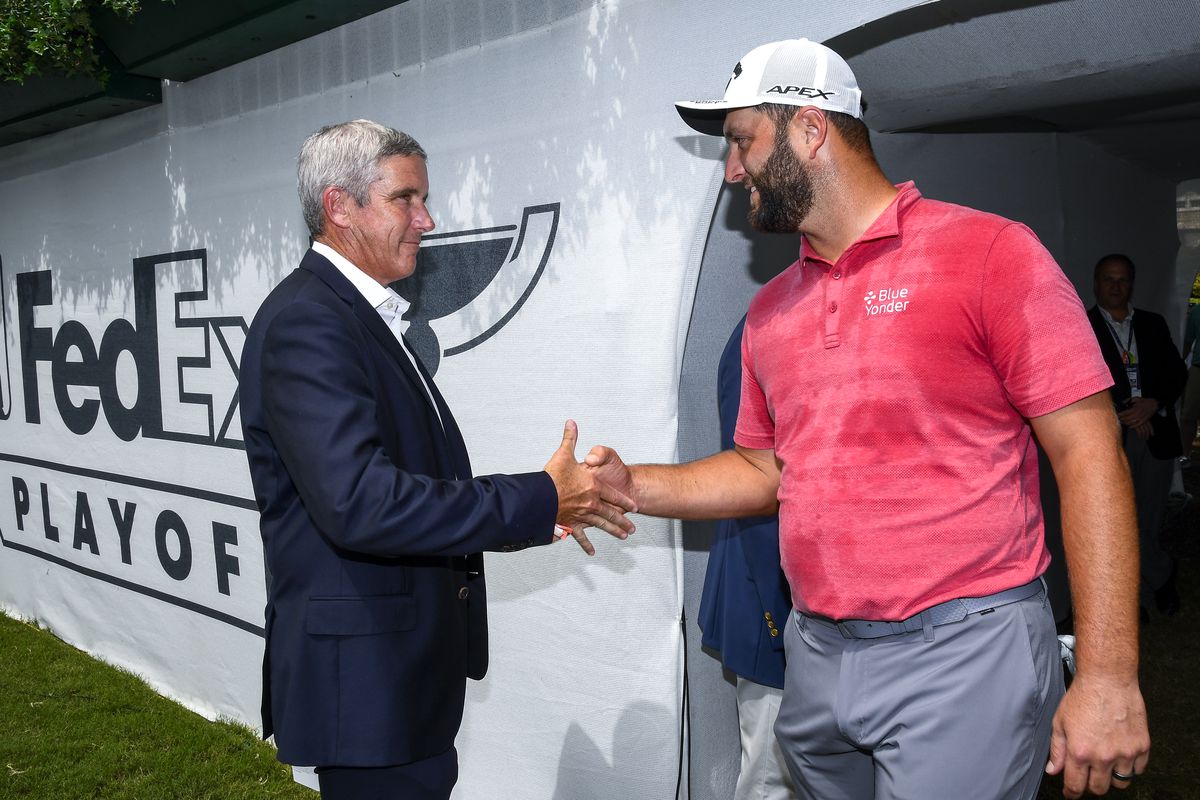 “He did an amazing job,” World No. 3 Jon Rahm expresses SUPPORT towards Commissioner Jay Monahan despite disappointing player meeting