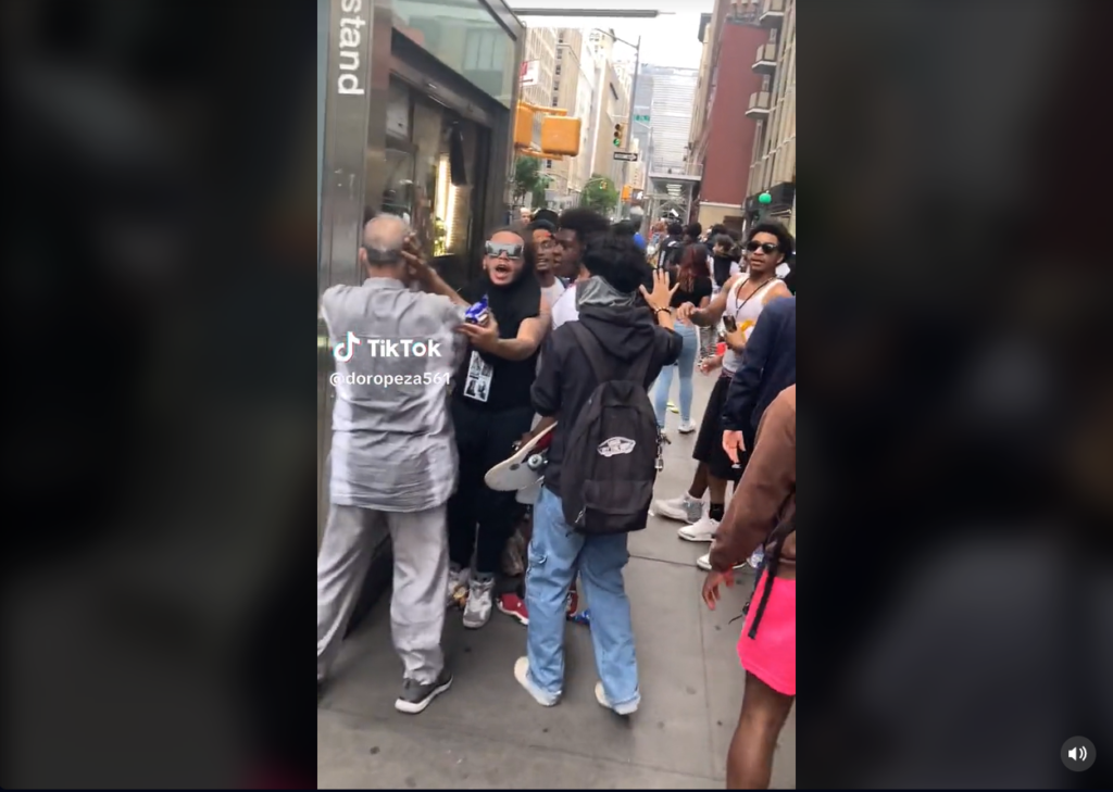 Watch: Hooligans assault and rob 60-year-old kiosk worker during Kai Cenat-Union Square Park riot