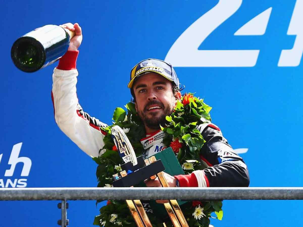 Fernando Alonso at the 24 hours of Le Mans in 2018