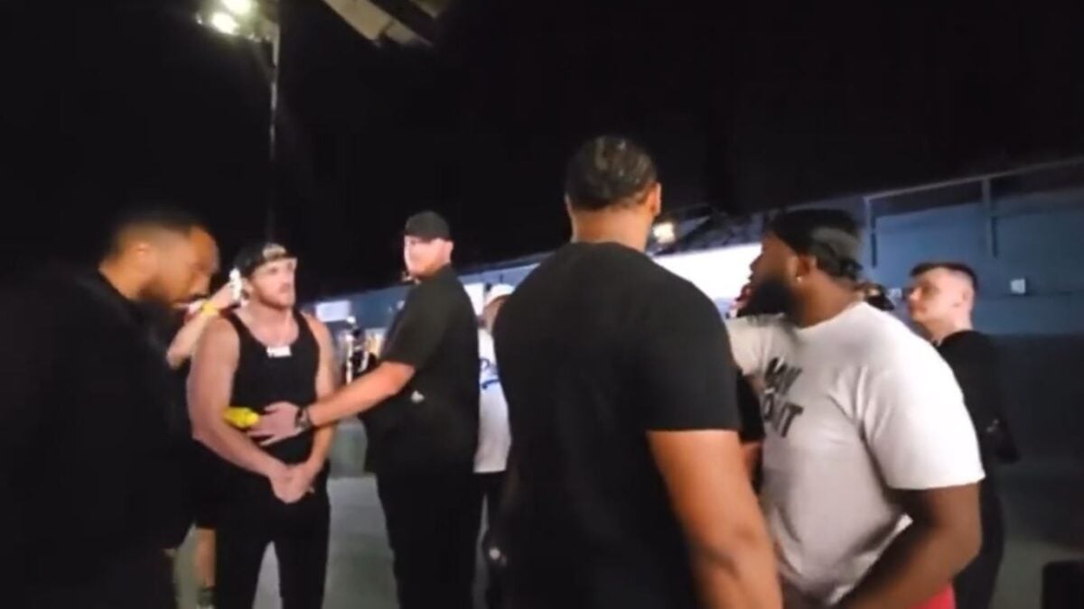 JiDion and Logan calling each other out backstage