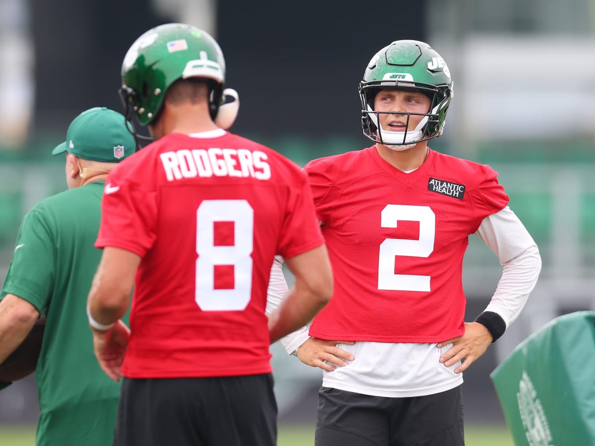 WATCH: Zach Wilson’s ACCURATE dime to Malik Taylor gets Aaron Rodgers ‘fired up’ on the sidelines during Browns preseason game