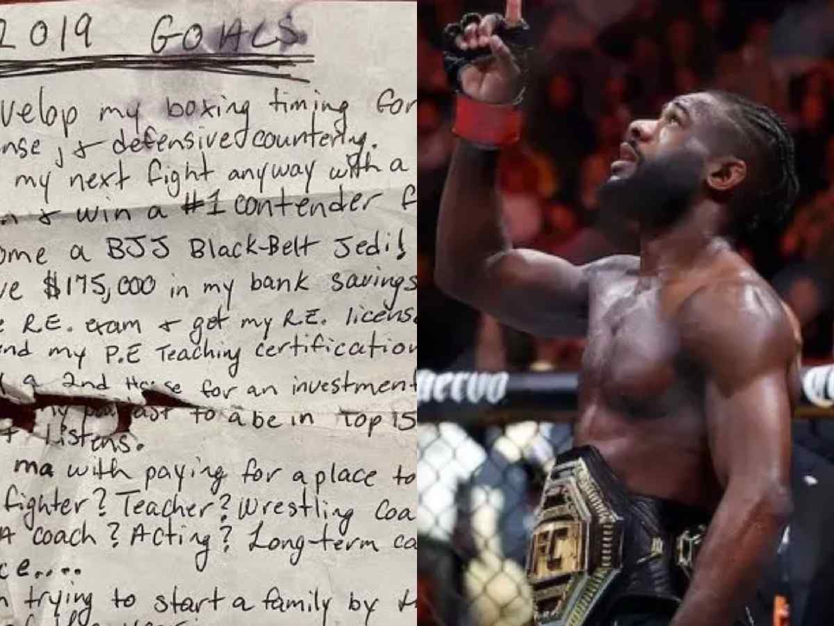 “Have $175,000 in the bank”- Bantamweight champion Aljamain Sterling’s ‘goal-list’ from 2019 wins the internet