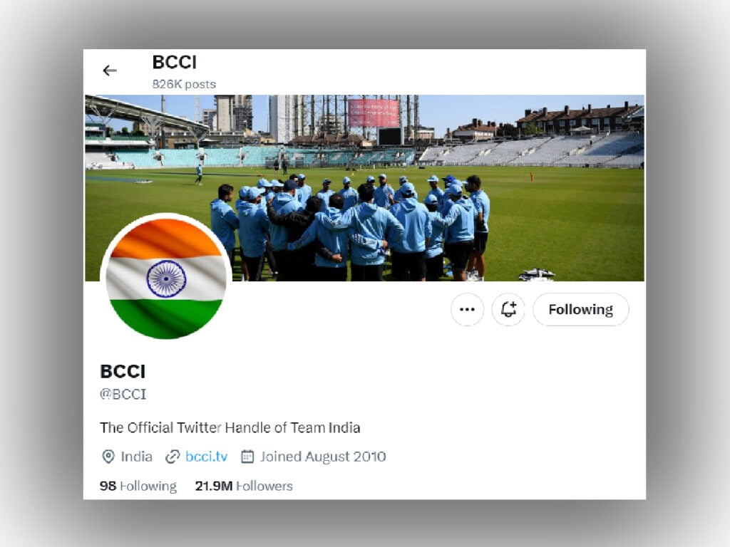 BCCI Golden Tick