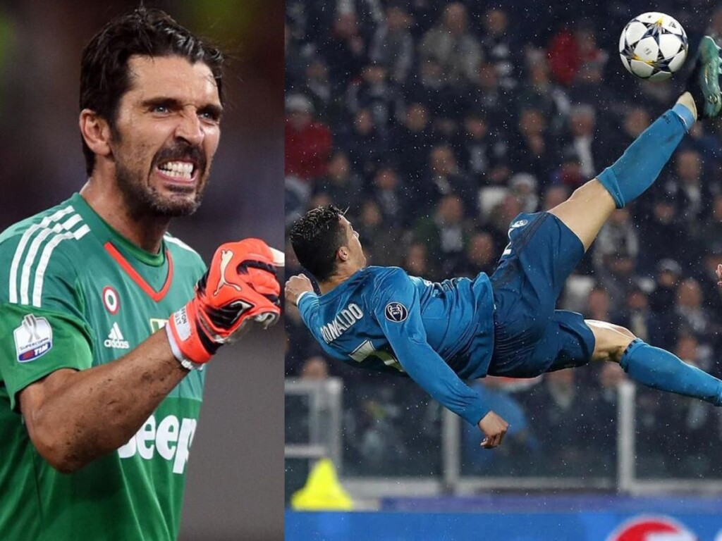 WATCH: When Cristiano Ronaldo's bicycle kick at 33 left Gianluigi ...