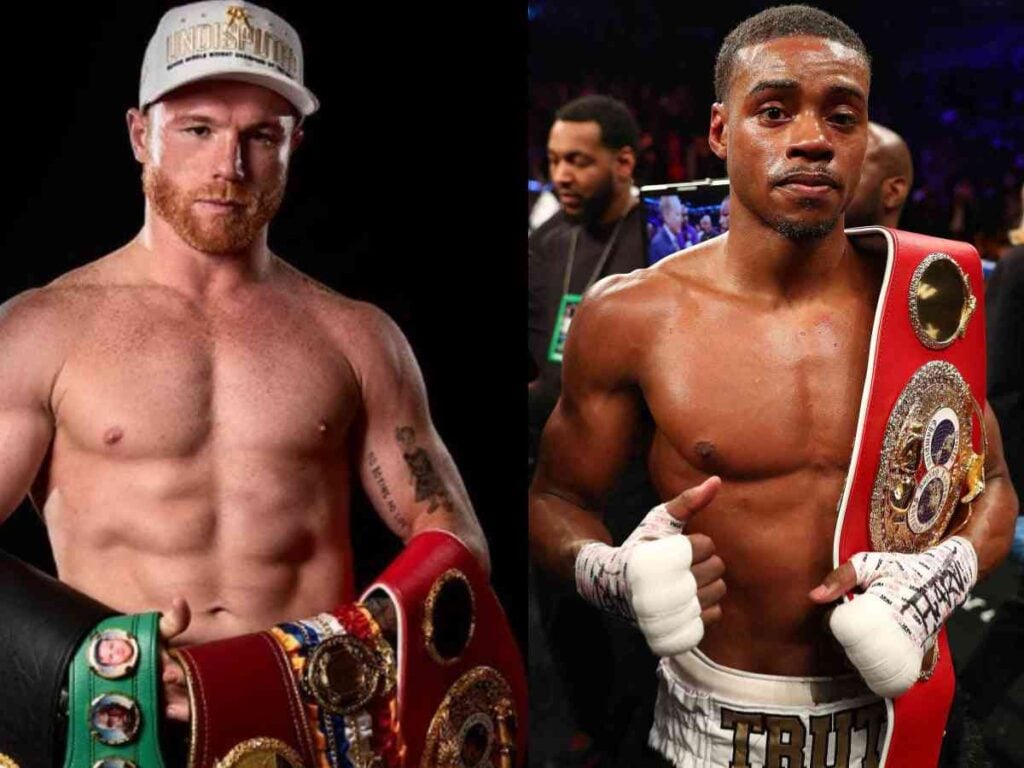 Canelo Alvarez and Errol Spence Jr