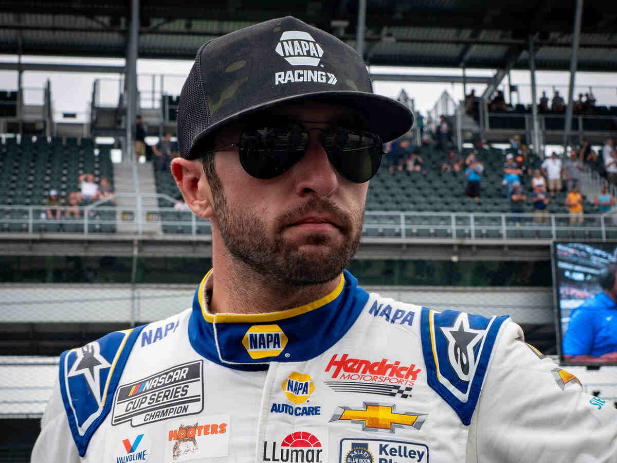 Chase Elliott laments Brickyard loss, as he didn’t have enough to match Michael McDowell’s perfect drive