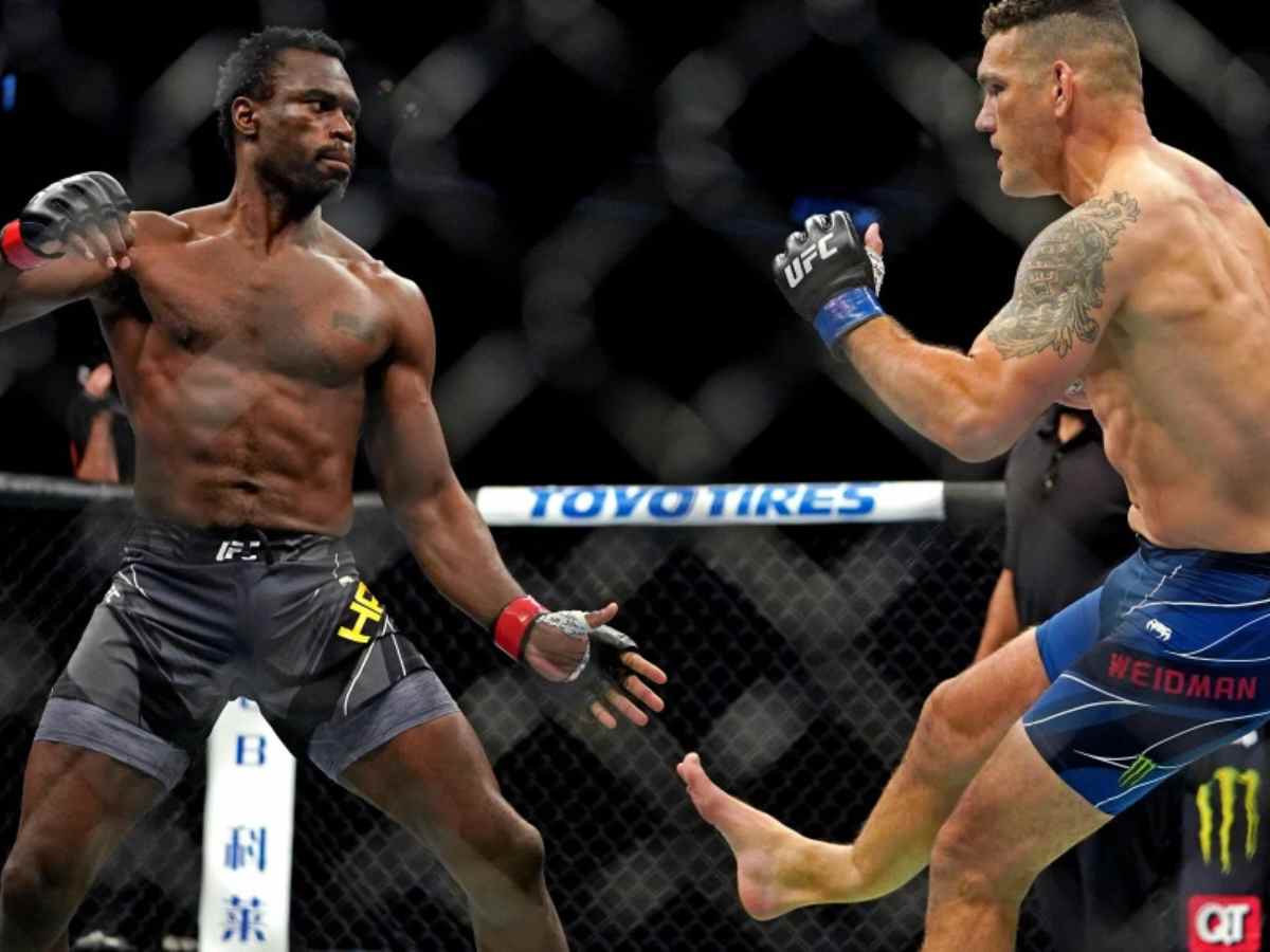 Chris Weidman's horrifying injury against Uriah Hall