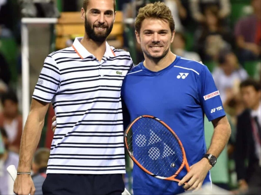 Stan Wawrinka and Benoit Paire