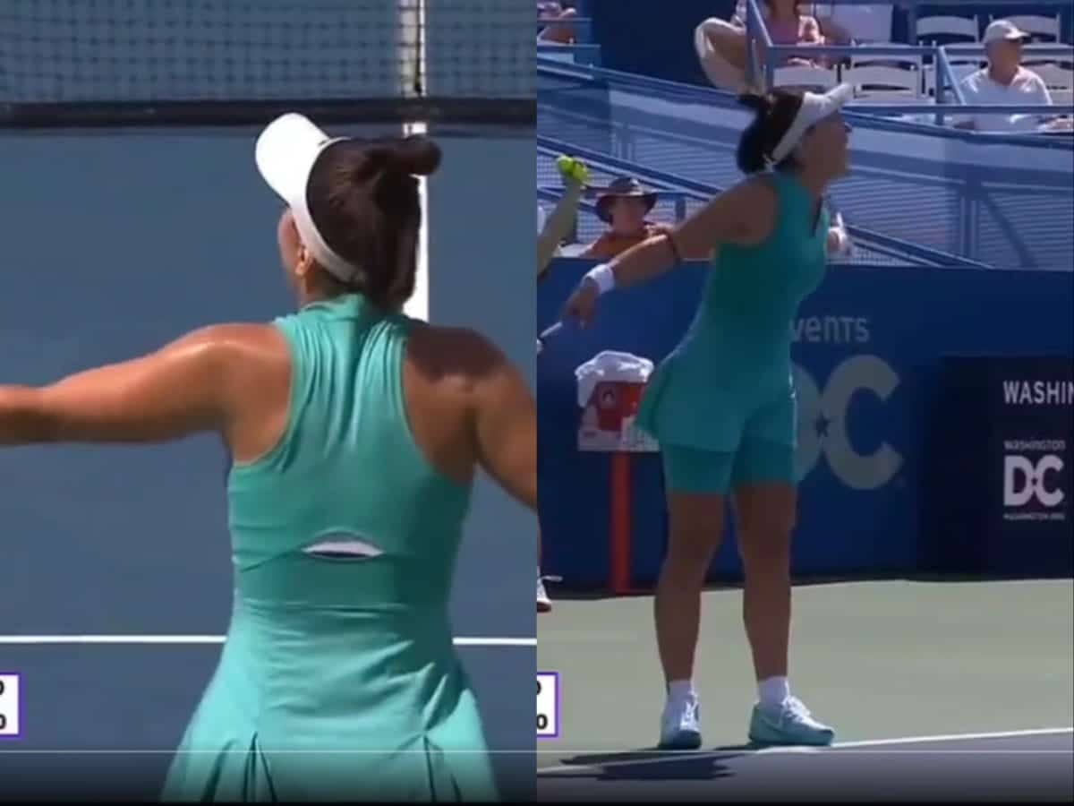 WATCH: Bianca Andreescu shouts at a disturbing spectator at the Citi Open, refuses to play until his removal