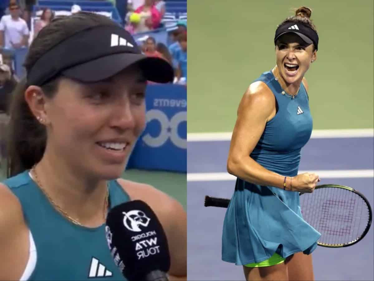 WATCH: Jessica Pegula jokes about the striking similarity between her and Elina Svitolina while praising the Ukrainian’s sensational comeback