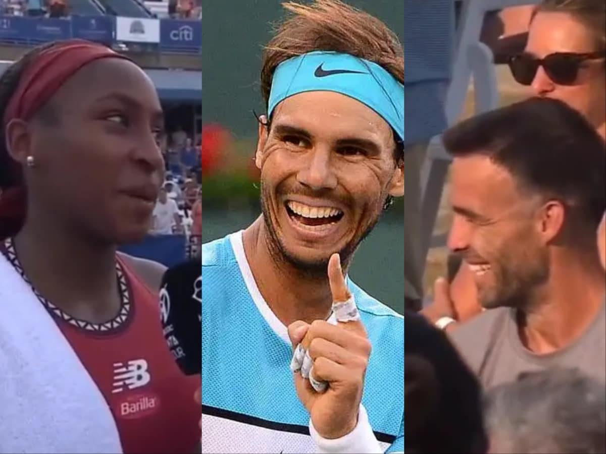 WATCH: Coco Gauff shares hilarious exchange involving Rafael Nadal with her new Spanish coach as the American reaches finals in Washington