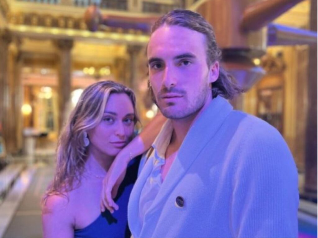 Stefanos Tsitsipas and Paula Badosa 