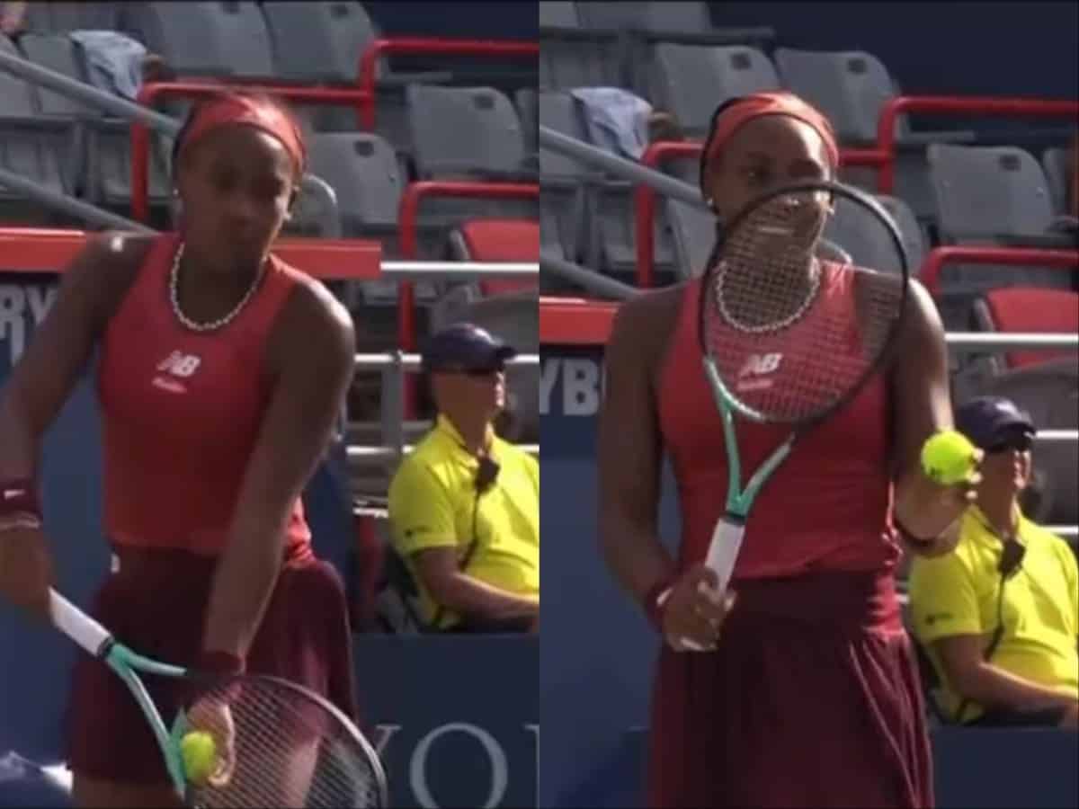 WATCH: Coco Gauff hits Jessica Pegula during their Doubles clash at the Canadian Open, leaves everyone in splits