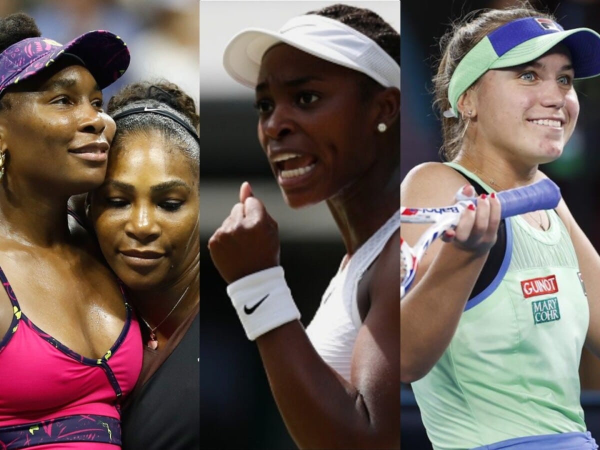 Williams sisters, Slone Stephens, Sofia Kenin(Source: WTA, Tennis Majors, Eurosport)