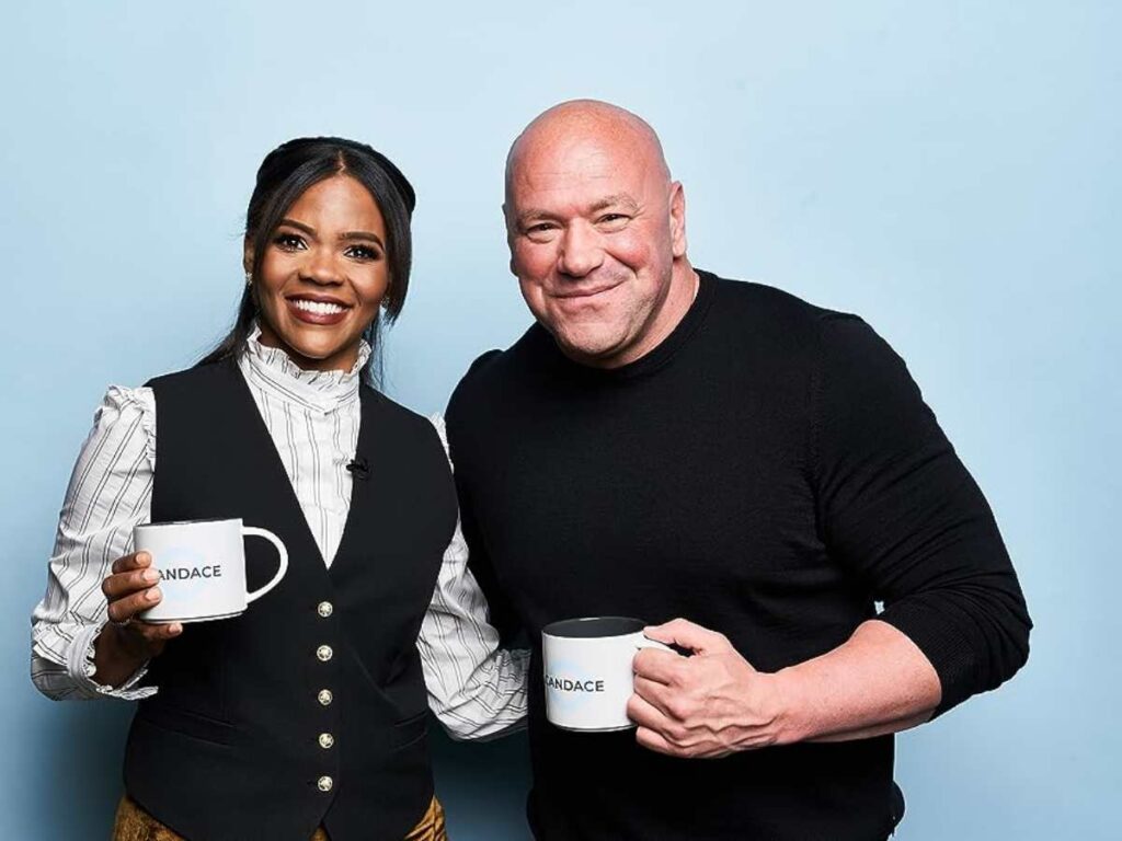 Dana White with Candace Owens