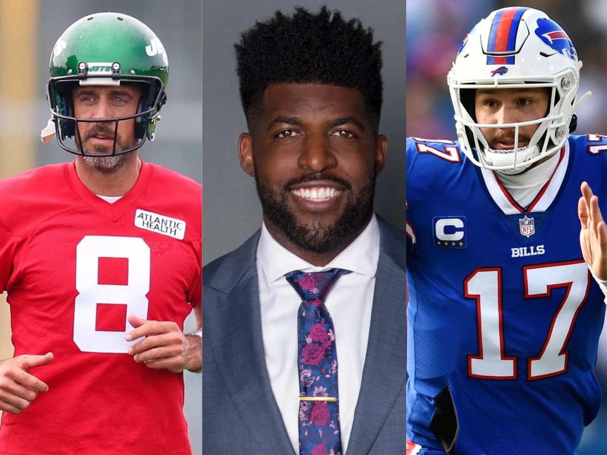 Emmanuel Acho believes Aaron Rodgers’ Jets’ HONEYMOON phase will be over as soon as they face Josh Allen’s Bills in week 1