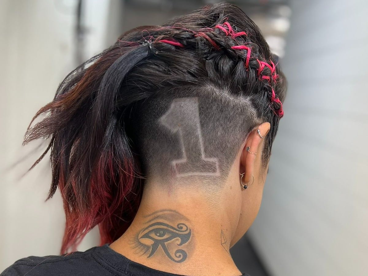 Bayley gets a special haircut to celebrate the 1st anniversary of Damage CTRL in WWE