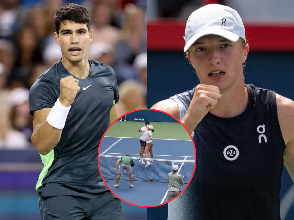 “They have so much chemistry” – Carlos Alcaraz and Iga Swiatek’s doubles pairing at US Open has fans going crazy