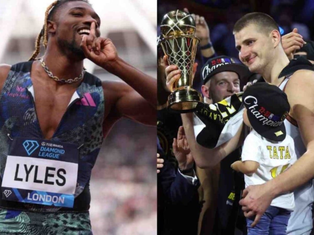 Noah Lyles calls out the title of “world champions” given to NBA Champions