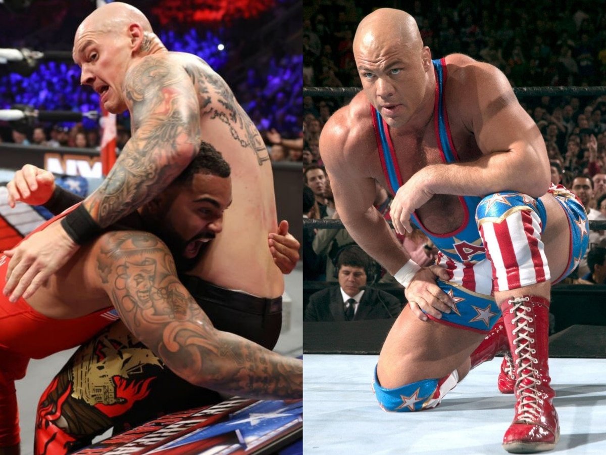 Olympic Gold medalist expected to be next Kurt Angle gets booed out of the building in his debut match against Baron Corbin 