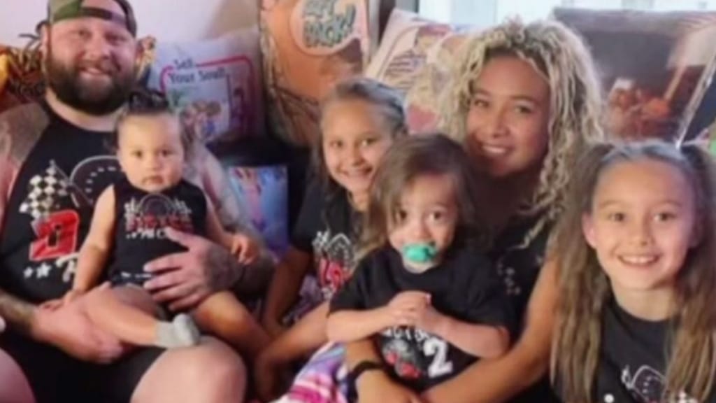 Bray Wyatt with his family 