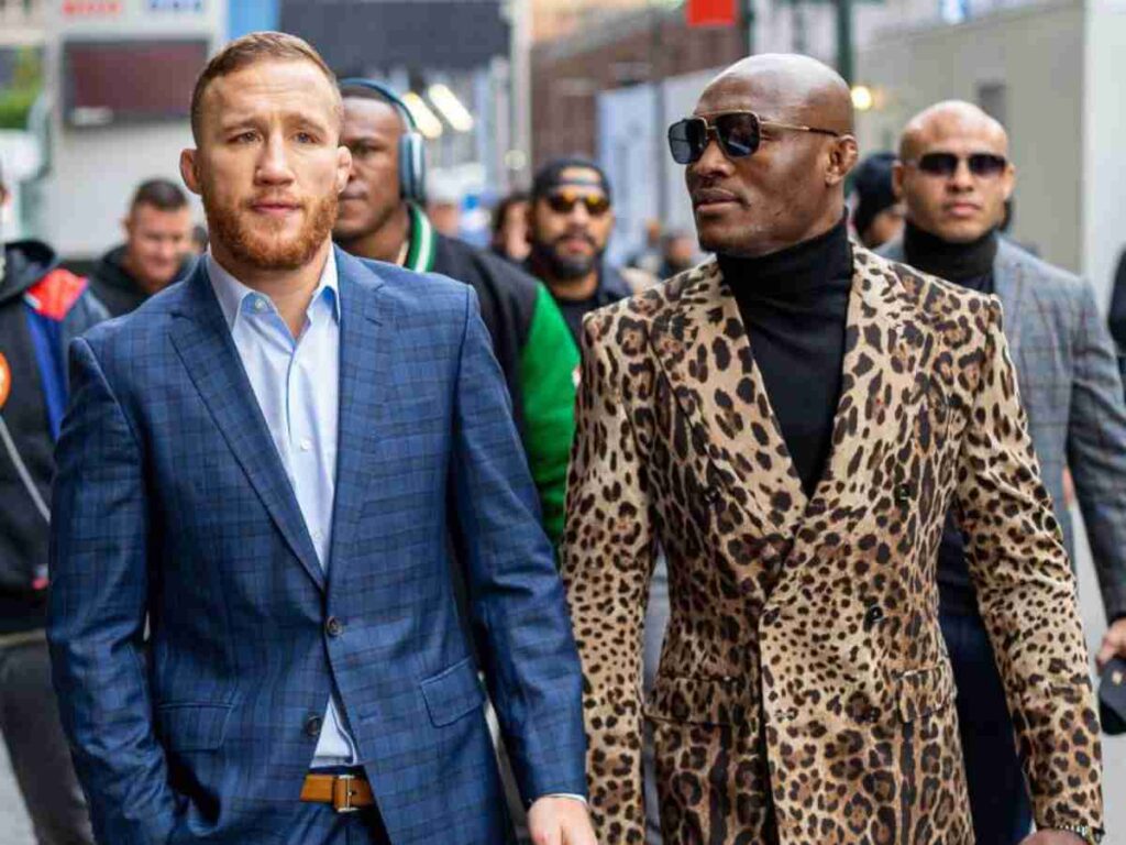 Justin Gaethje and Kamaru Usman