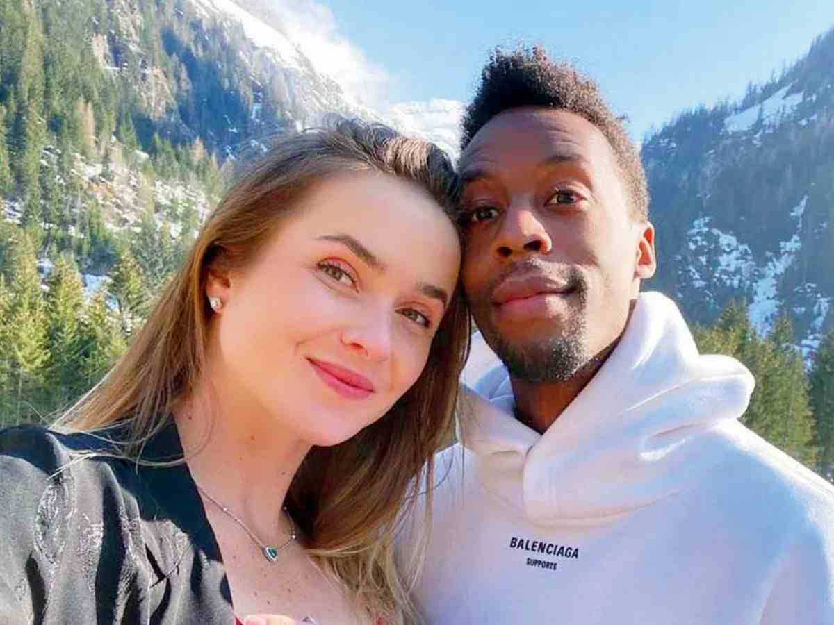 WATCH: Elina Svitolina attempts aces against husband Gael Monfils as the couple practice together