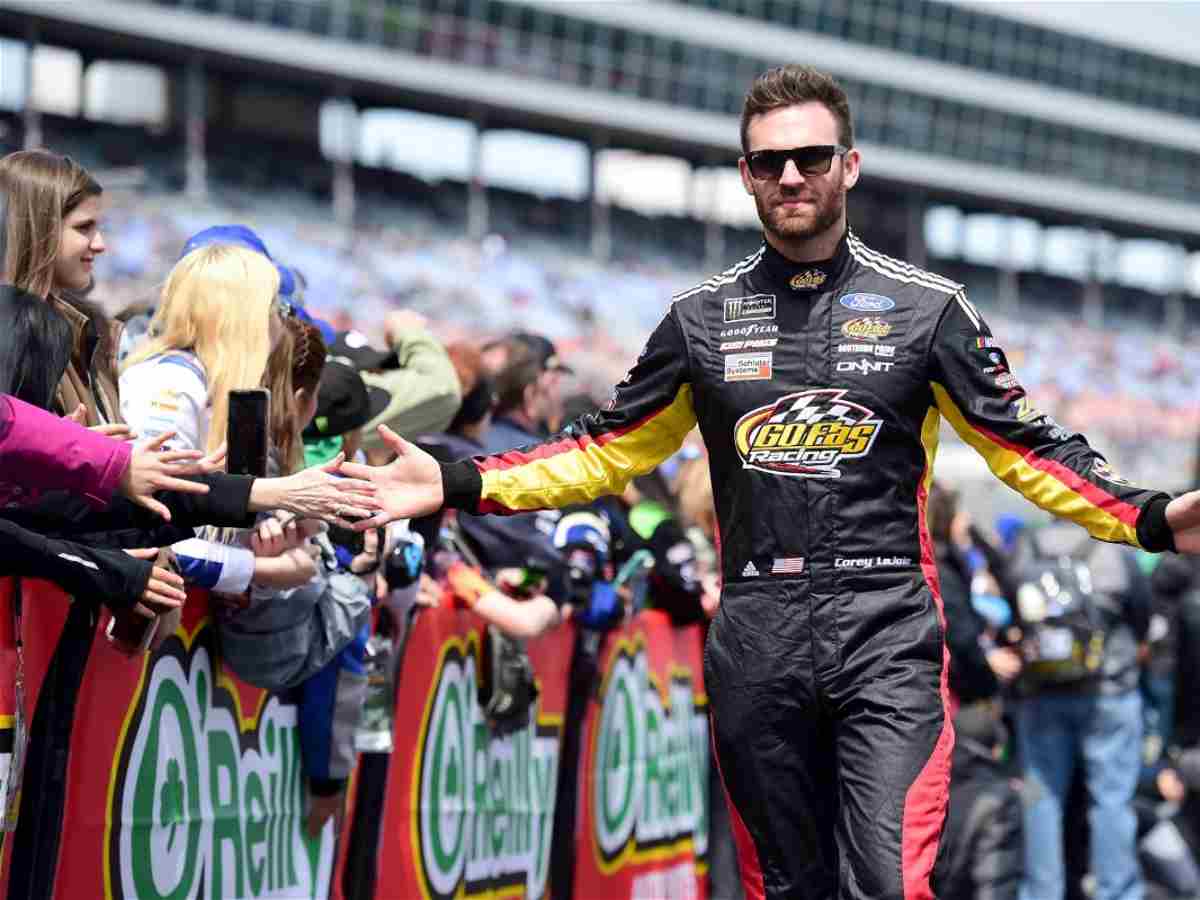 Why did Corey LaJoie sign a multi-year contract extension with Spire Motorsports?