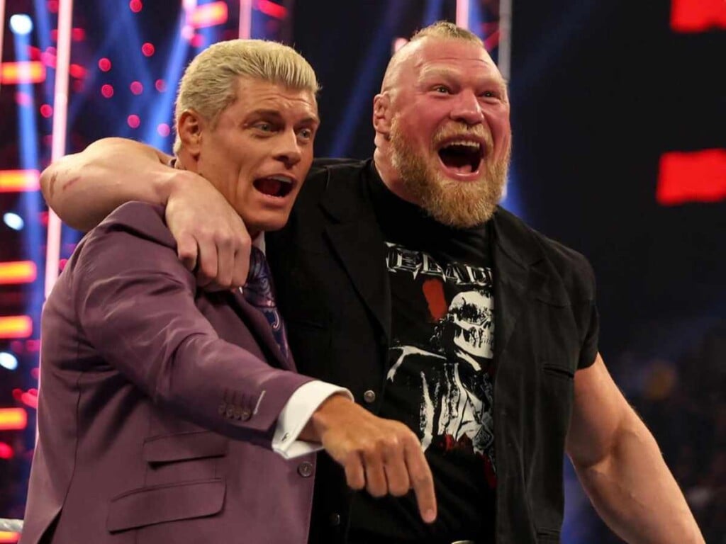 Cody Rhodes and Brock Lesnar