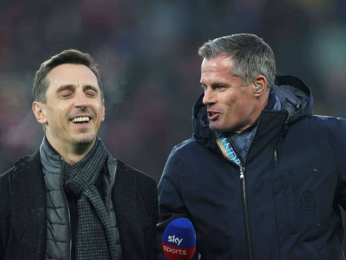 Jamie Carragher and Gary Neville